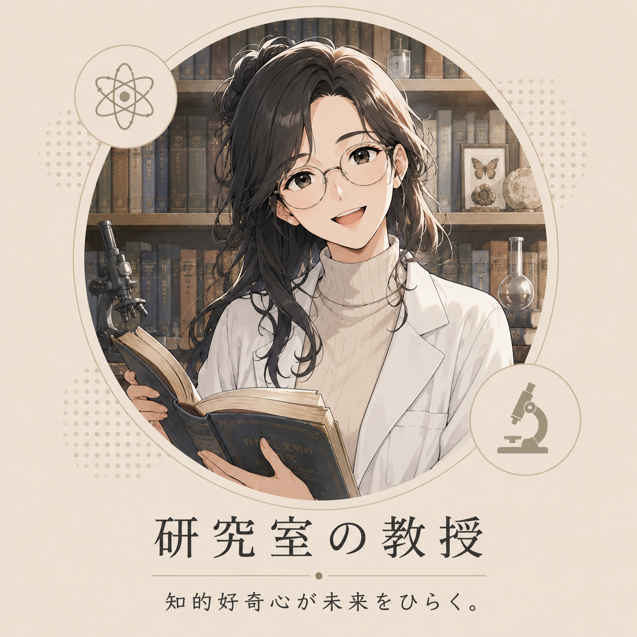 研究室の教授のキャラクター