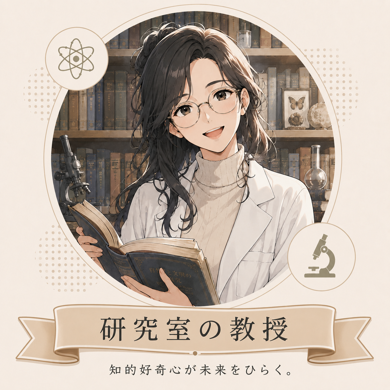 研究室の教授のキャラクター