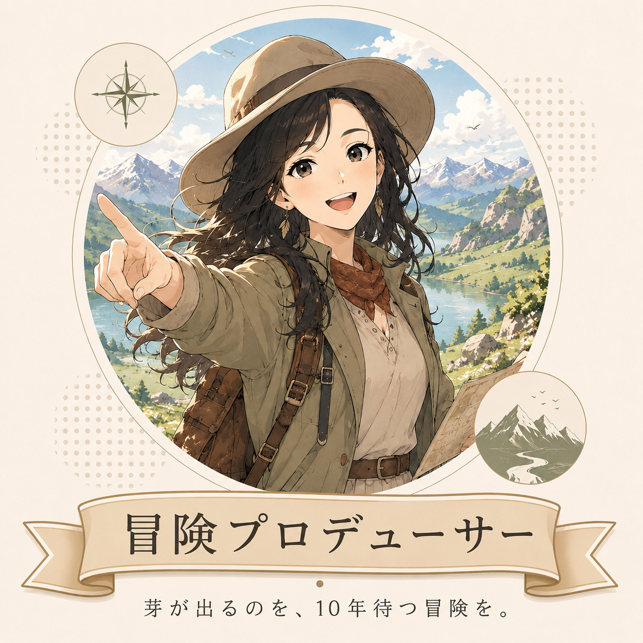 冒険プロデューサーのキャラクター
