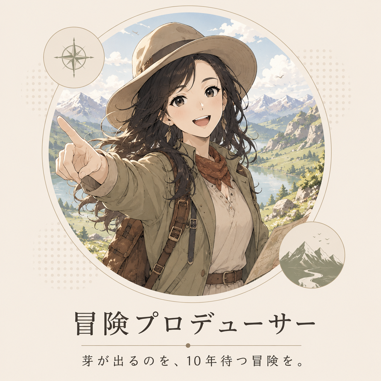 冒険プロデューサーのキャラクター